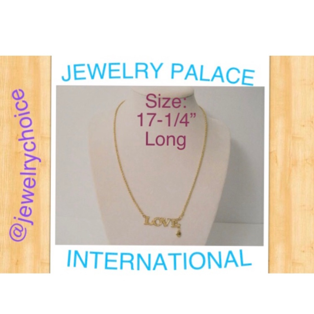 🆕 14K Gold Filled Say It With "Love" Necklace.